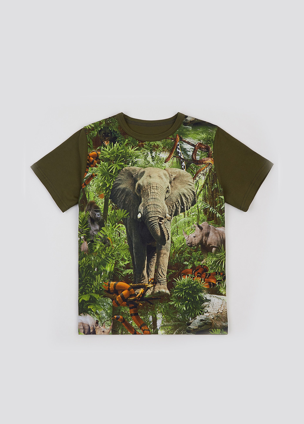 Хаки (оливковая) летняя футболка ArDoMi