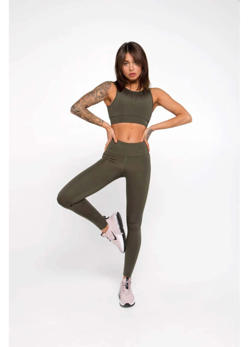 Комплект (легінси, топ) Designed for fitness Pixel (249976870)