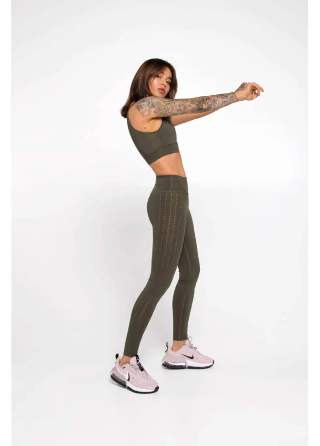 Комплект (легінси, топ) Designed for fitness Pixel (249976870)