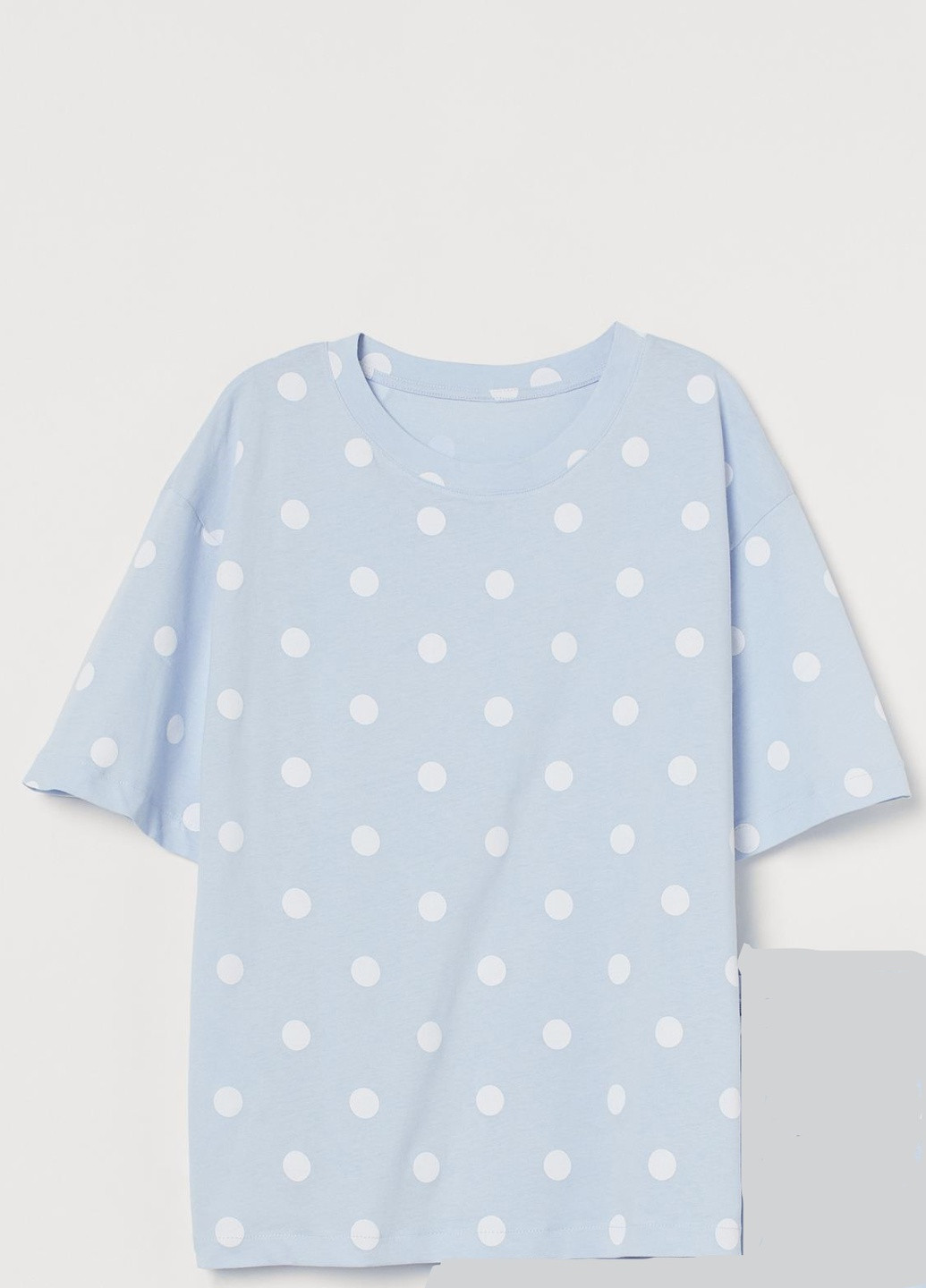 Блакитна всесезон футболка піжамна H&M