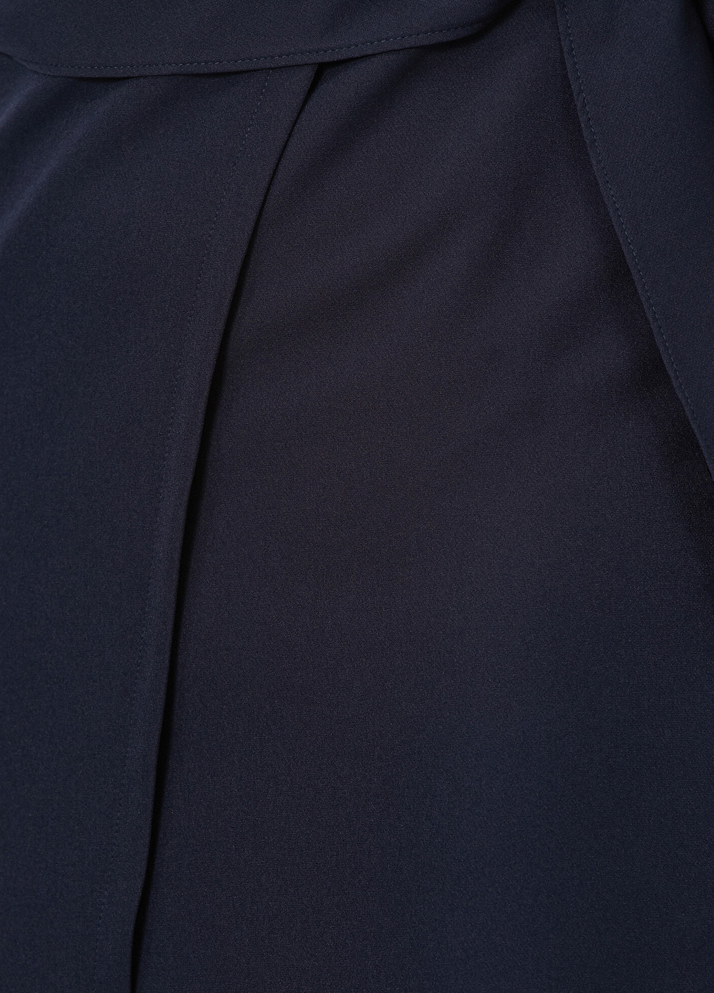 Темно-синя ділова сукня на запах KOTON однотонна