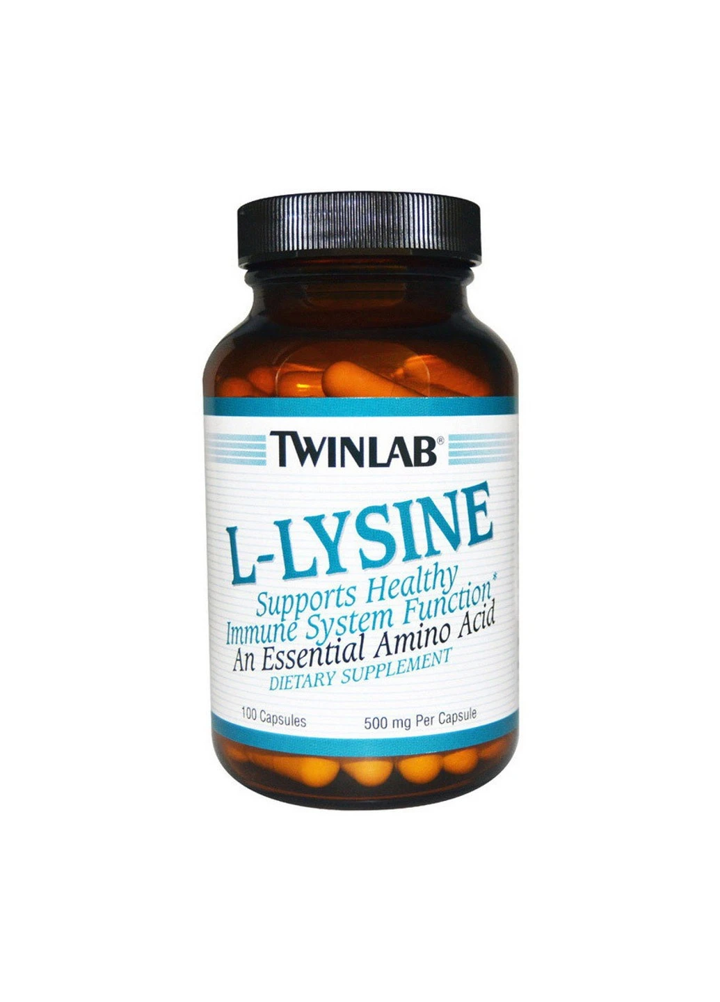 Лізин L-Lysine (100 капс) твінлаб Twinlab (255362510)