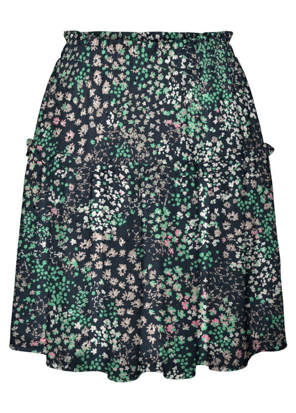 Разноцветная кэжуал цветочной расцветки юбка Vero Moda клешированная