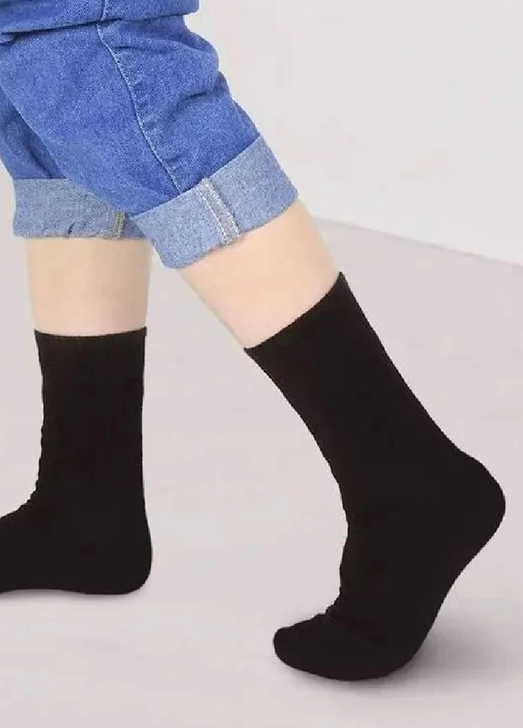 Чорні шкарпетки H&M однотонні (317316162)