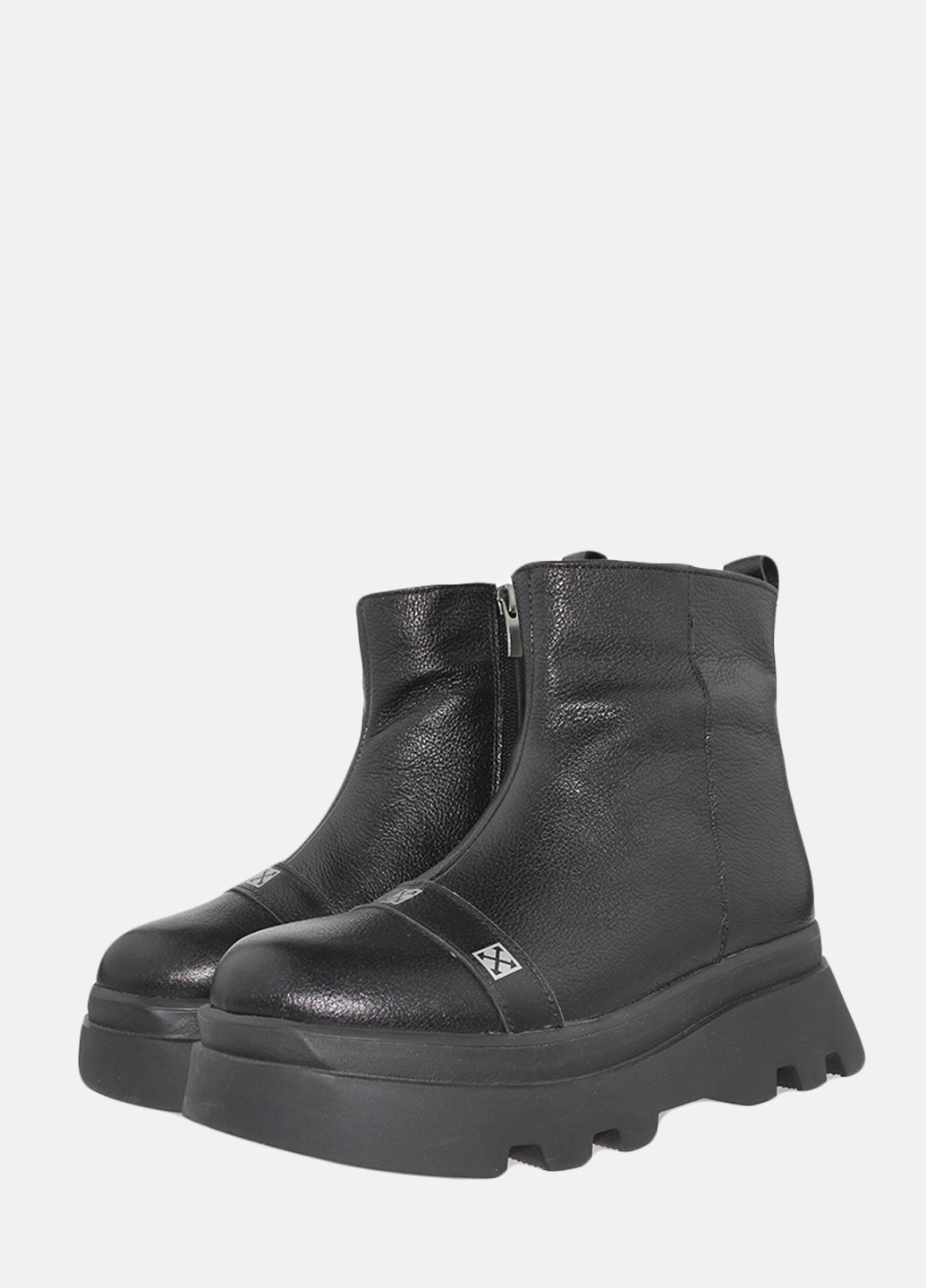 Зимние ботинки re2477-1 черный El passo