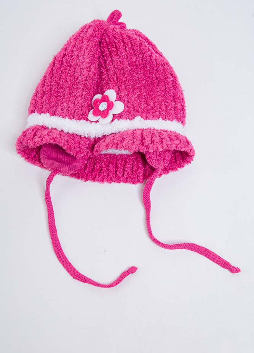 Рожевий демісезонний комплект (шапка, шарф) Ambra