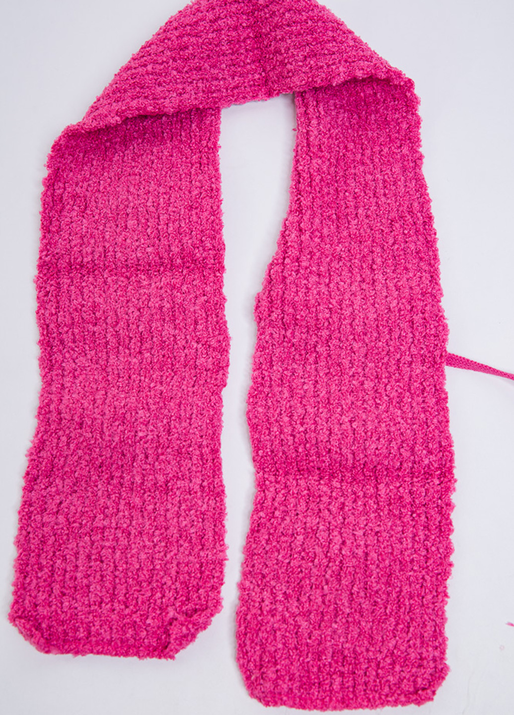 Розовый демисезонный комплект (шапка, шарф) Ambra