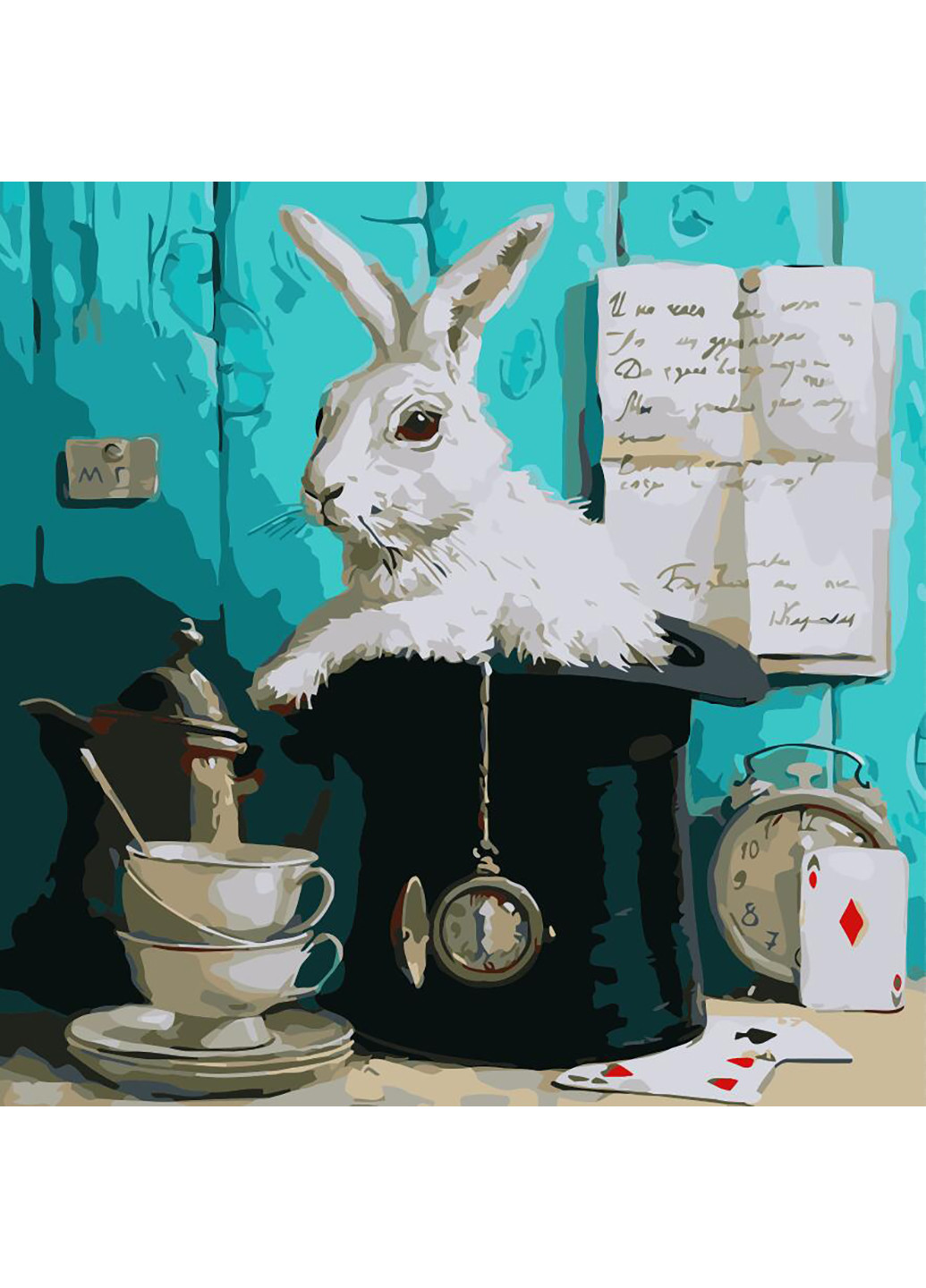 Картина по номерам "Казковий кролик" 40х40 см ArtStory (252133760)