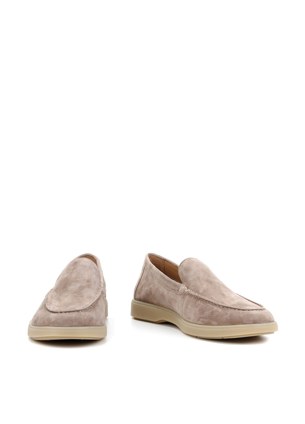 Бежевые кэжуал туфли Le'BERDES без шнурков