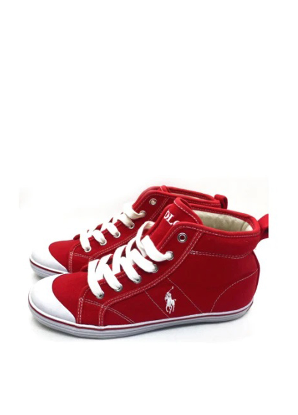 Красные кеды Ralph Lauren