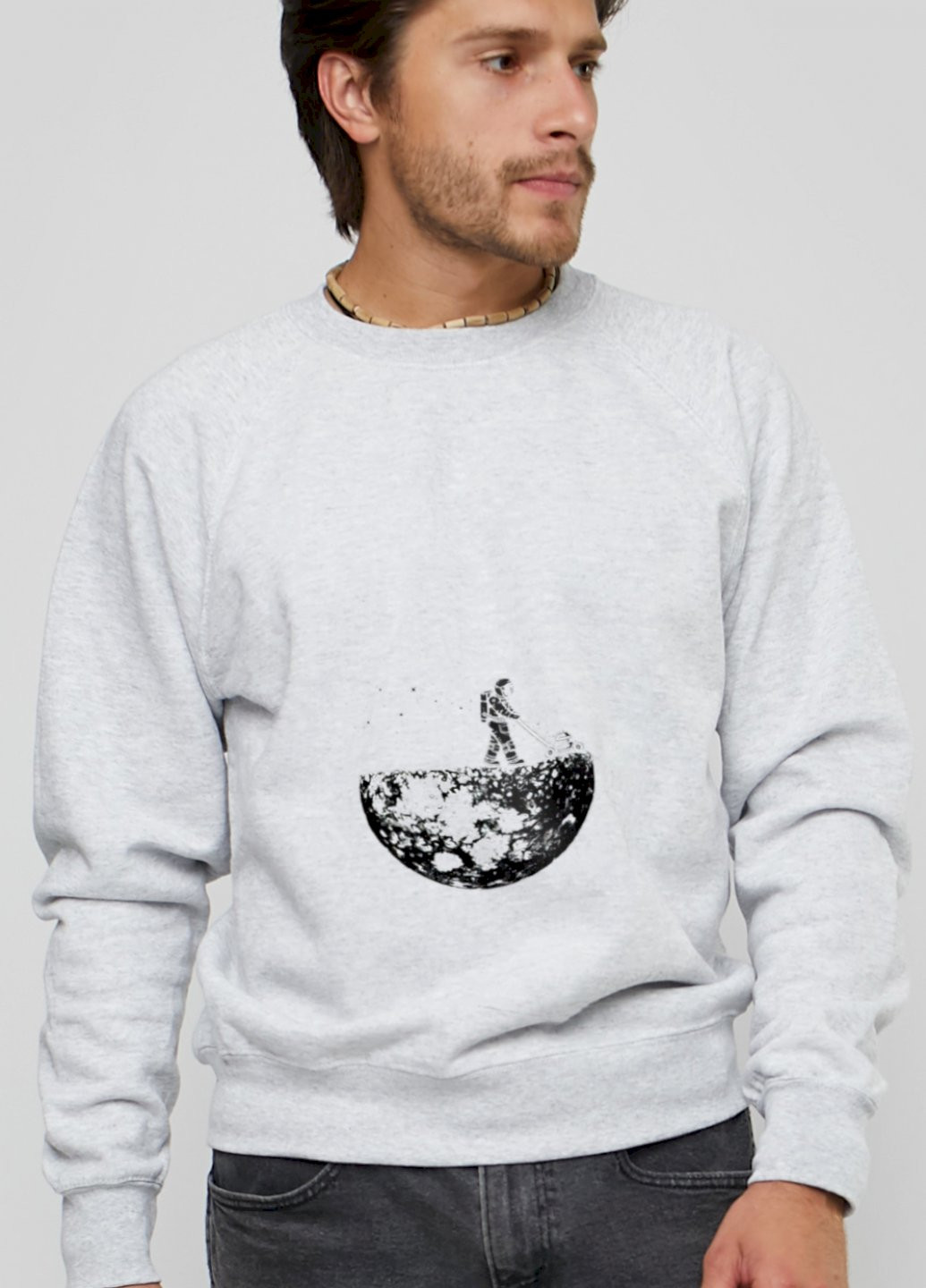 Серый свитшот мужской YAPPI (198688851)