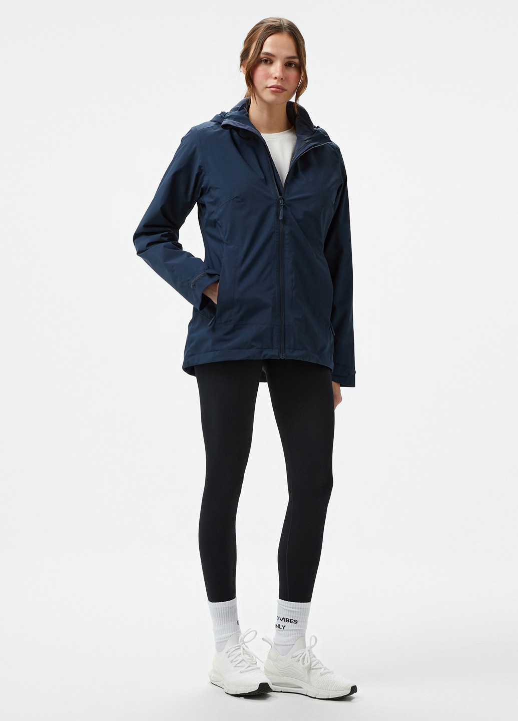 Темно-синяя демисезонная куртка Jack Wolfskin MOONRISE 3IN1