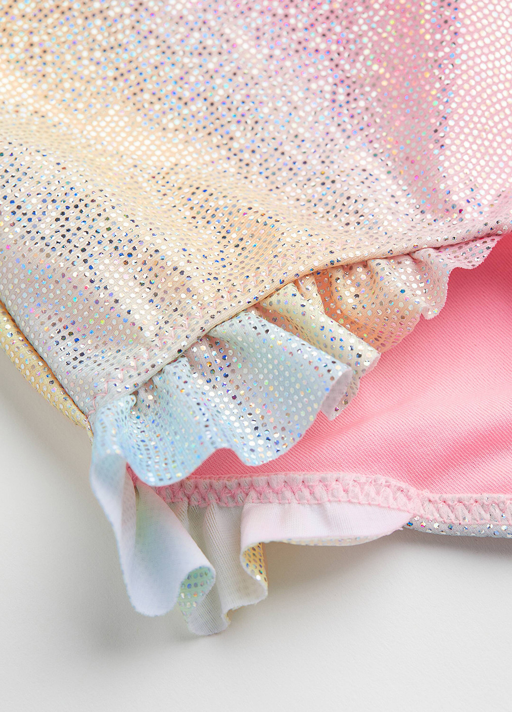 Комбинированный летний купальник слитный, майо H&M