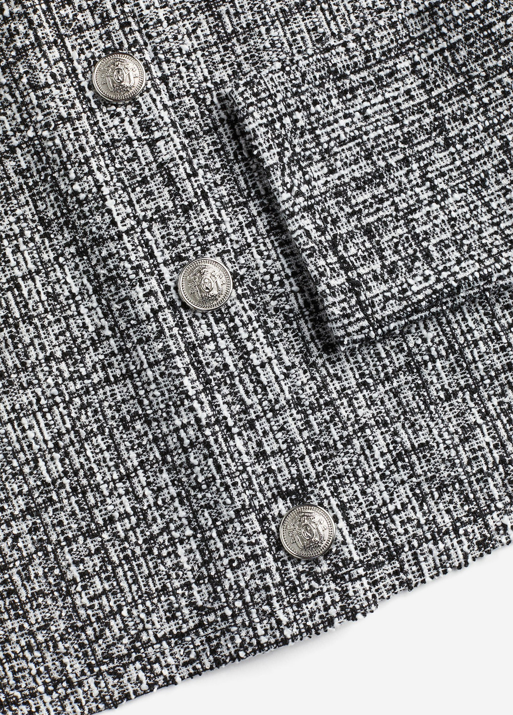 Черно-белый демисезонный кардиган H&M