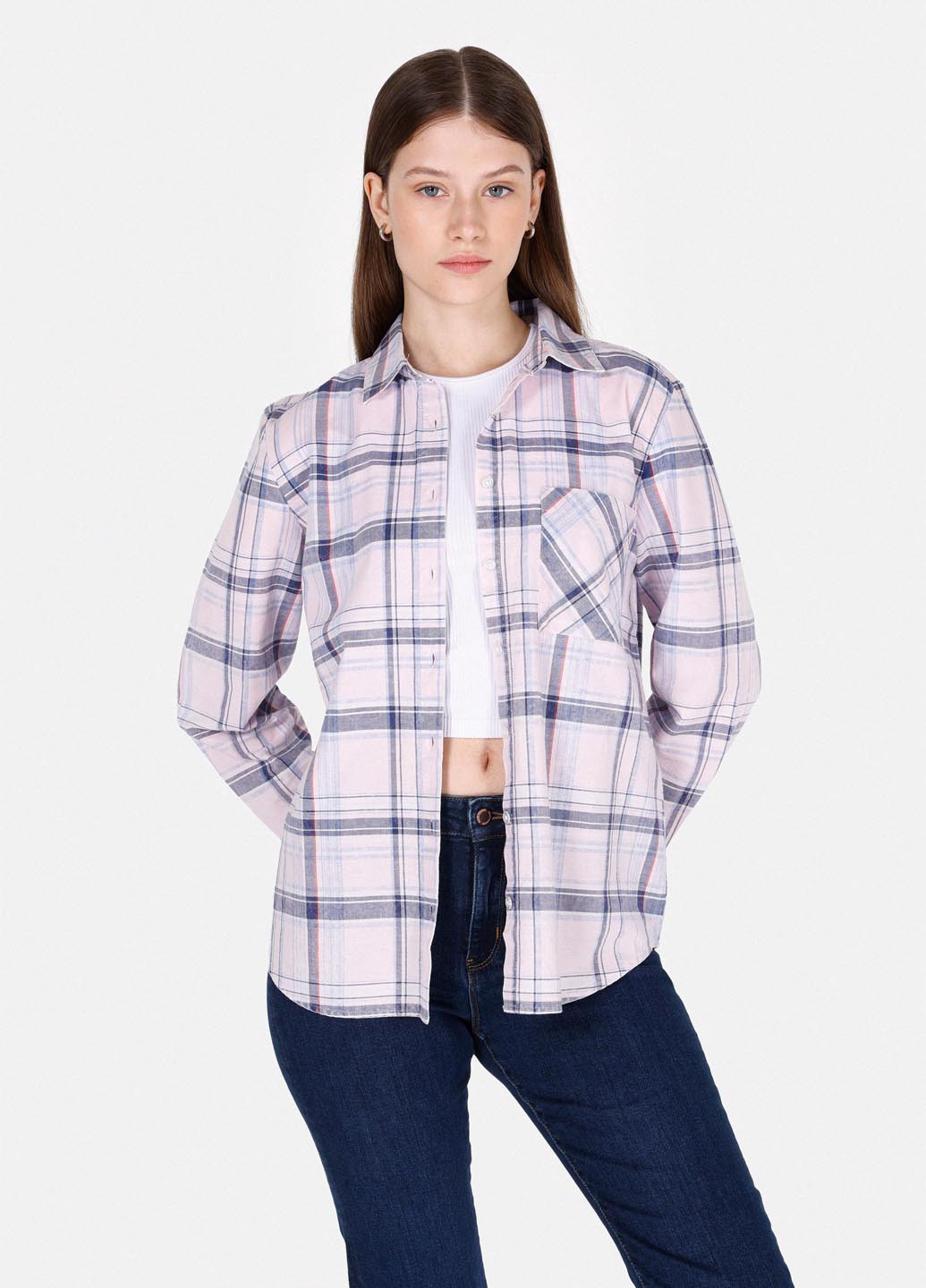 Цветная кэжуал рубашка в клетку Colin's