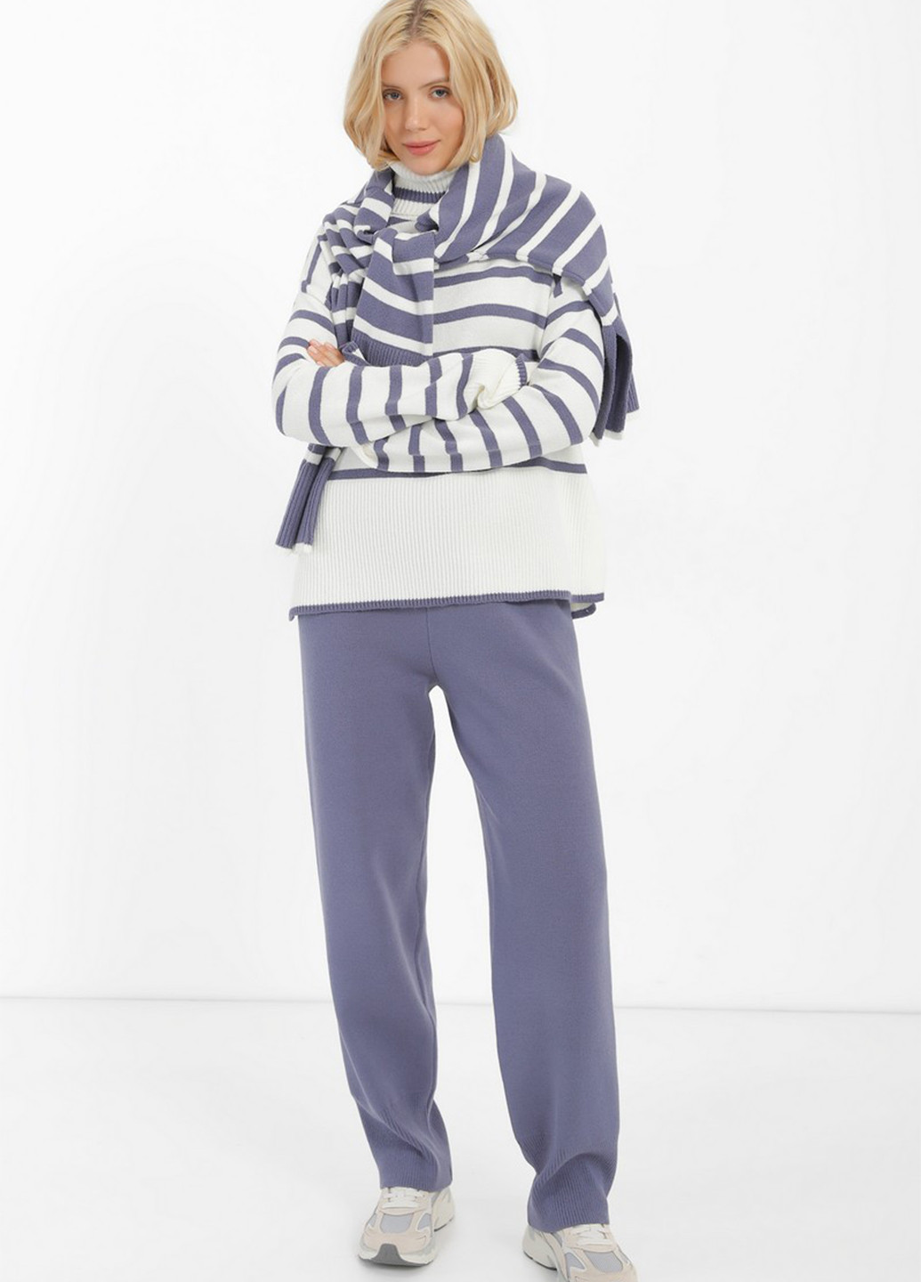 Комбінований демісезонний светр джемпер Sewel