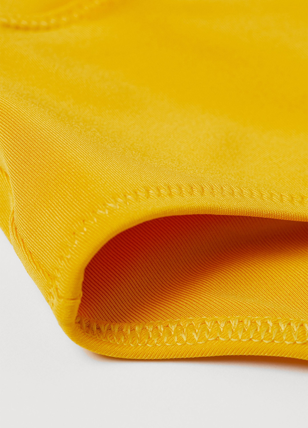 Желтые купальные трусики-плавки однотонные H&M