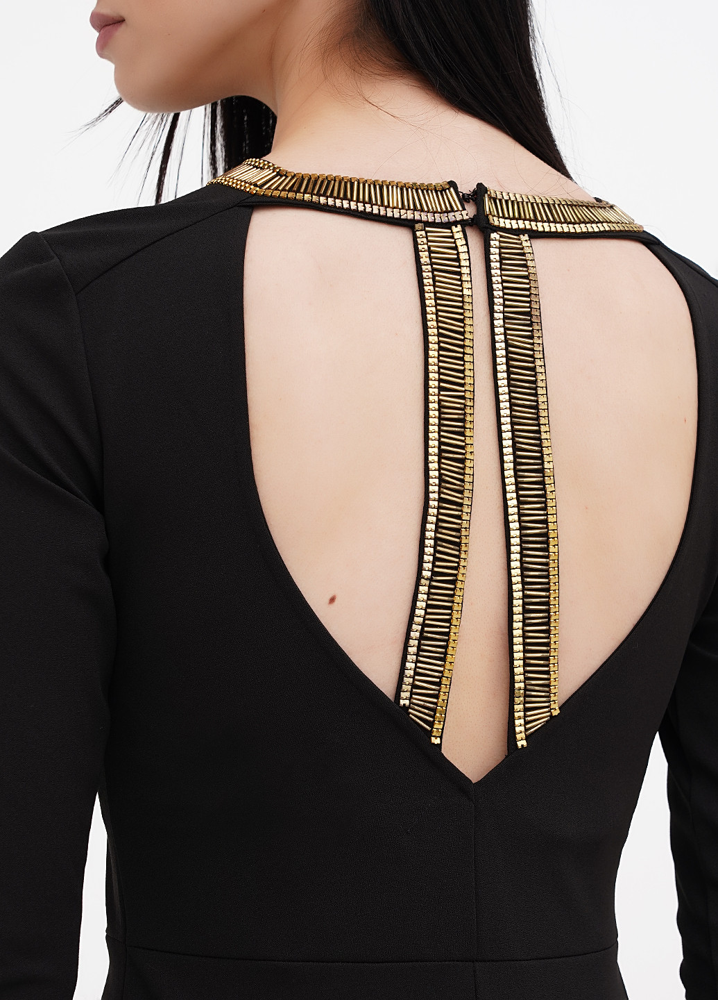 Чорна вечірня, кежуал сукня силуетна H&M однотонна