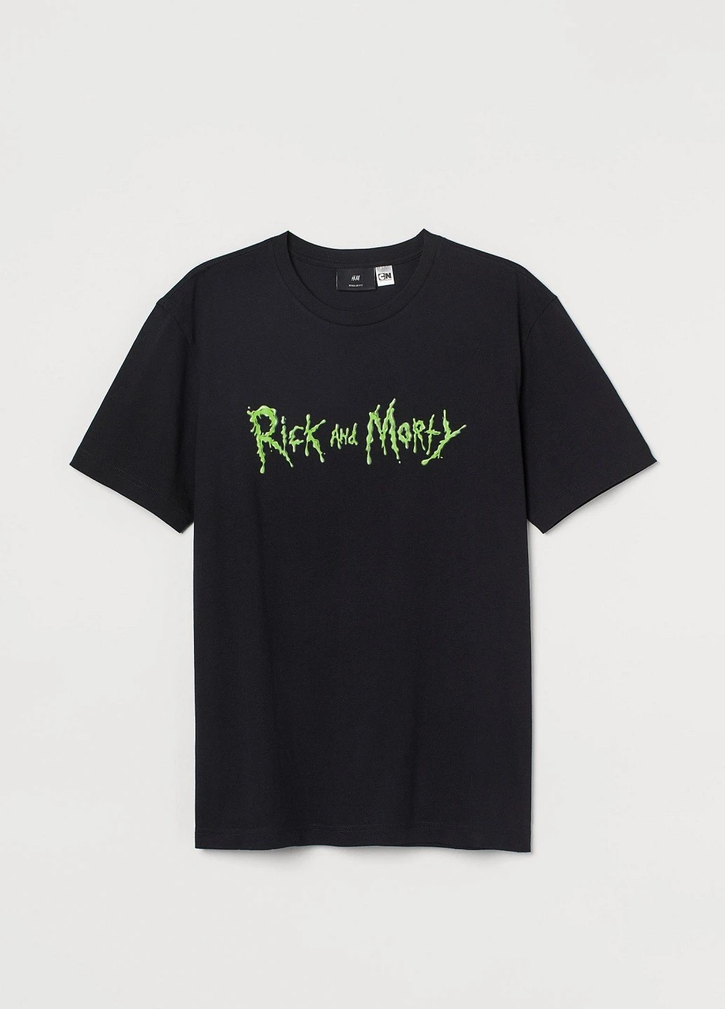 Черная футболка H&M