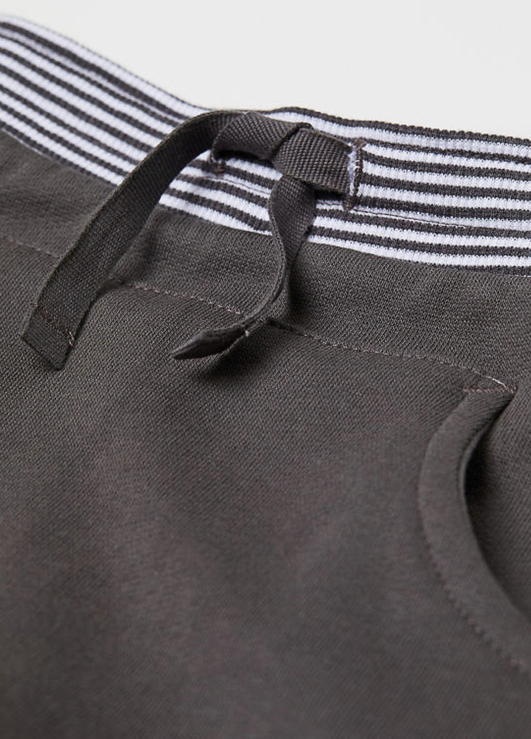 Серо-коричневые кэжуал демисезонные брюки джоггеры H&M