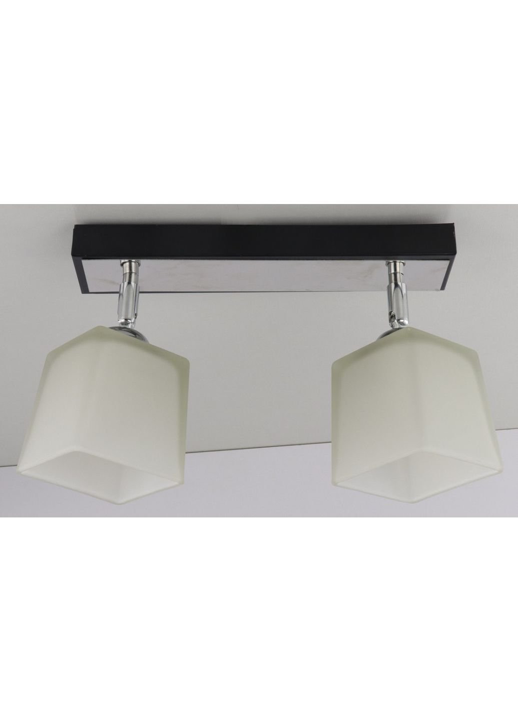 Люстра потолочная на 2 лампочки 51203/2-bk Черный 19х9х30 см. Sunnysky (253629901)