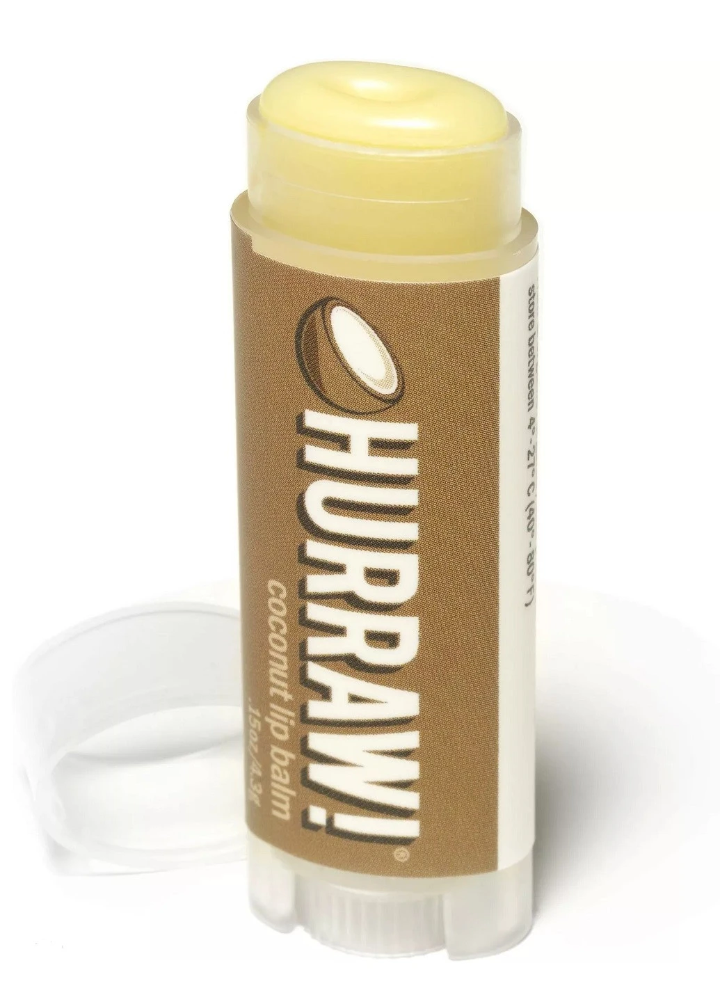 Бальзам для губ Coconut Lip Balm 4,8 г Hurraw! (256353713)