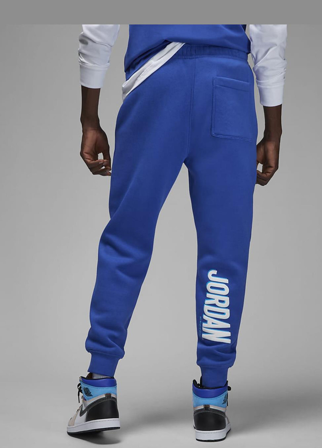 Синие спортивные демисезонные джоггеры брюки Jordan