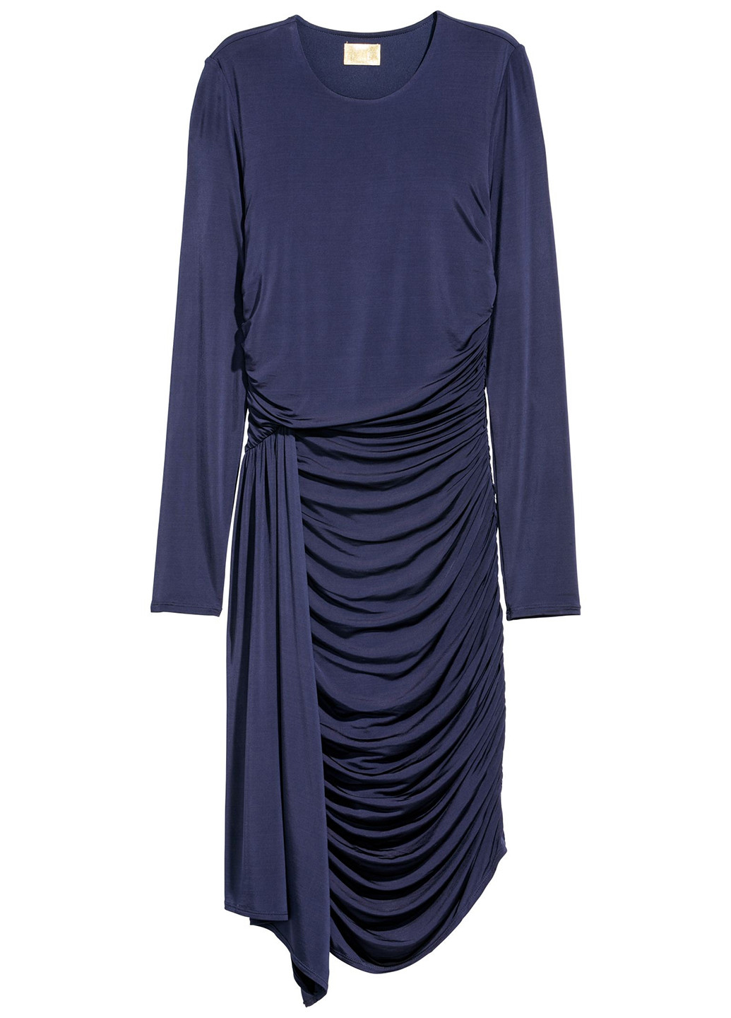 Темно-синя кежуал сукня H&M однотонна