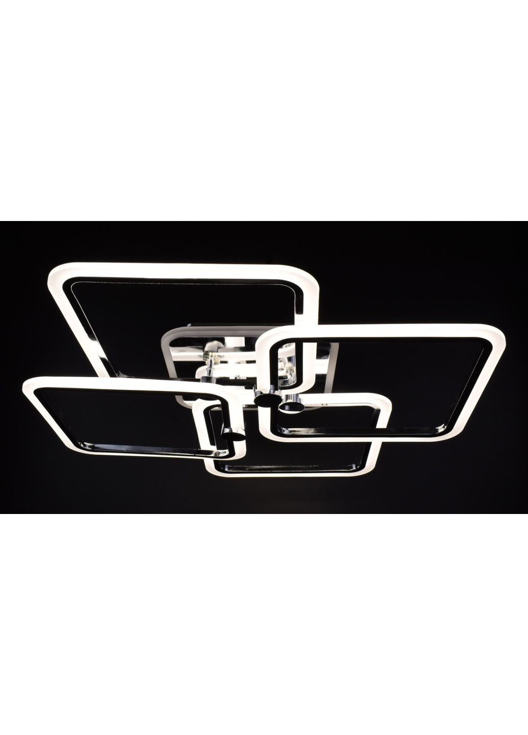 Люстра потолочная LED с пультом A2503/4L-RGB-ch Хром 11х64х64 см. Sunnysky (253629164)