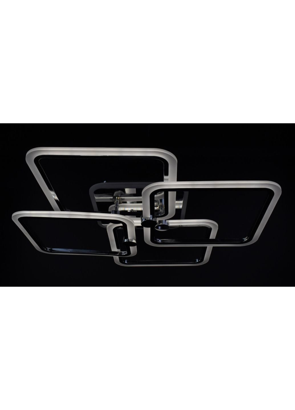 Люстра потолочная LED с пультом A2503/4L-RGB-ch Хром 11х64х64 см. Sunnysky (253629164)