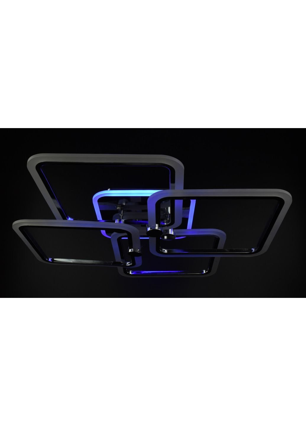 Люстра потолочная LED с пультом A2503/4L-RGB-ch Хром 11х64х64 см. Sunnysky (253629164)