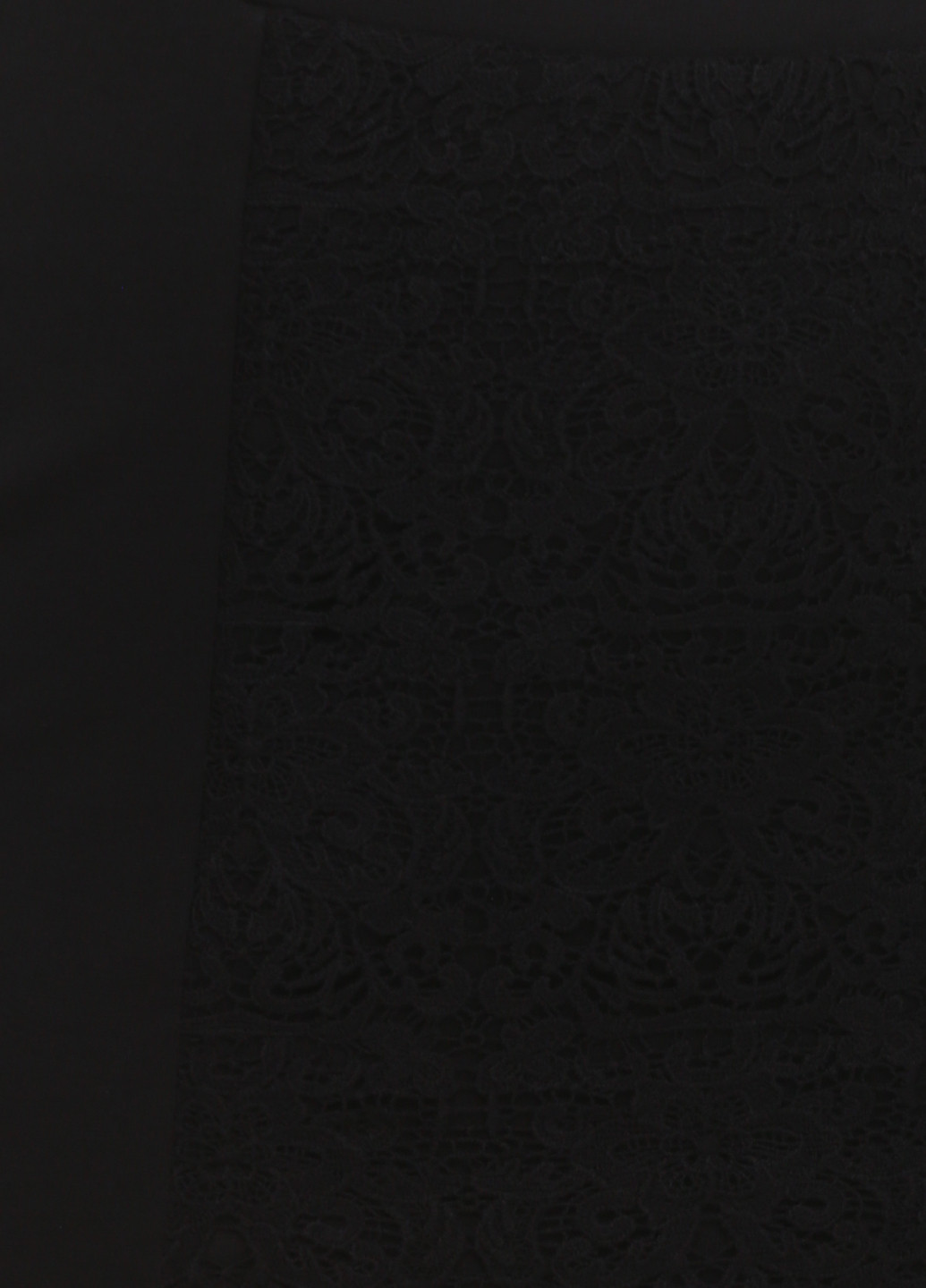 Черная кэжуал однотонная юбка Vila карандаш