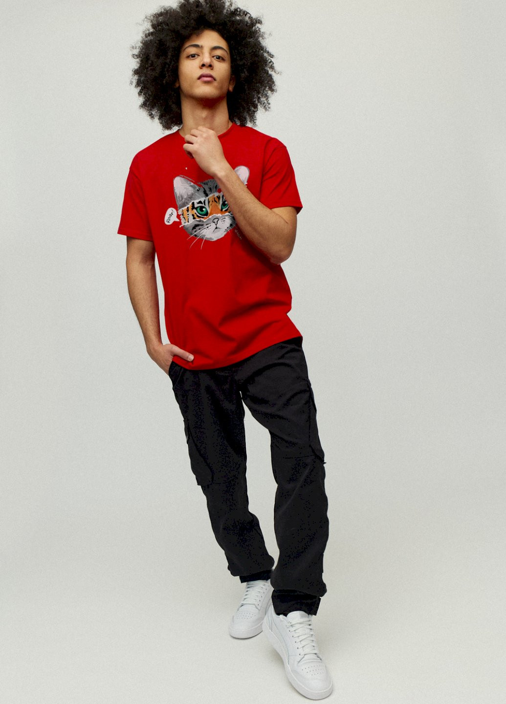 Красная футболка мужская YAPPI