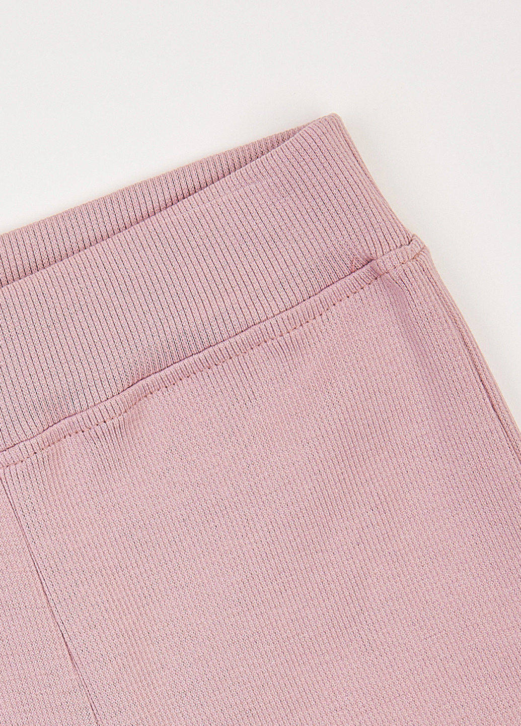 Розовый демисезонный комплект (лонгслив, брюки) Фламинго