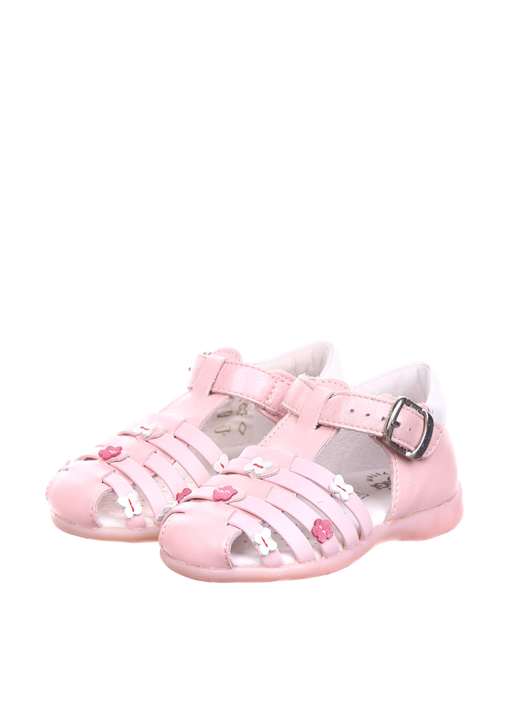 Светло-розовые кэжуал сандалии Primigi с ремешком