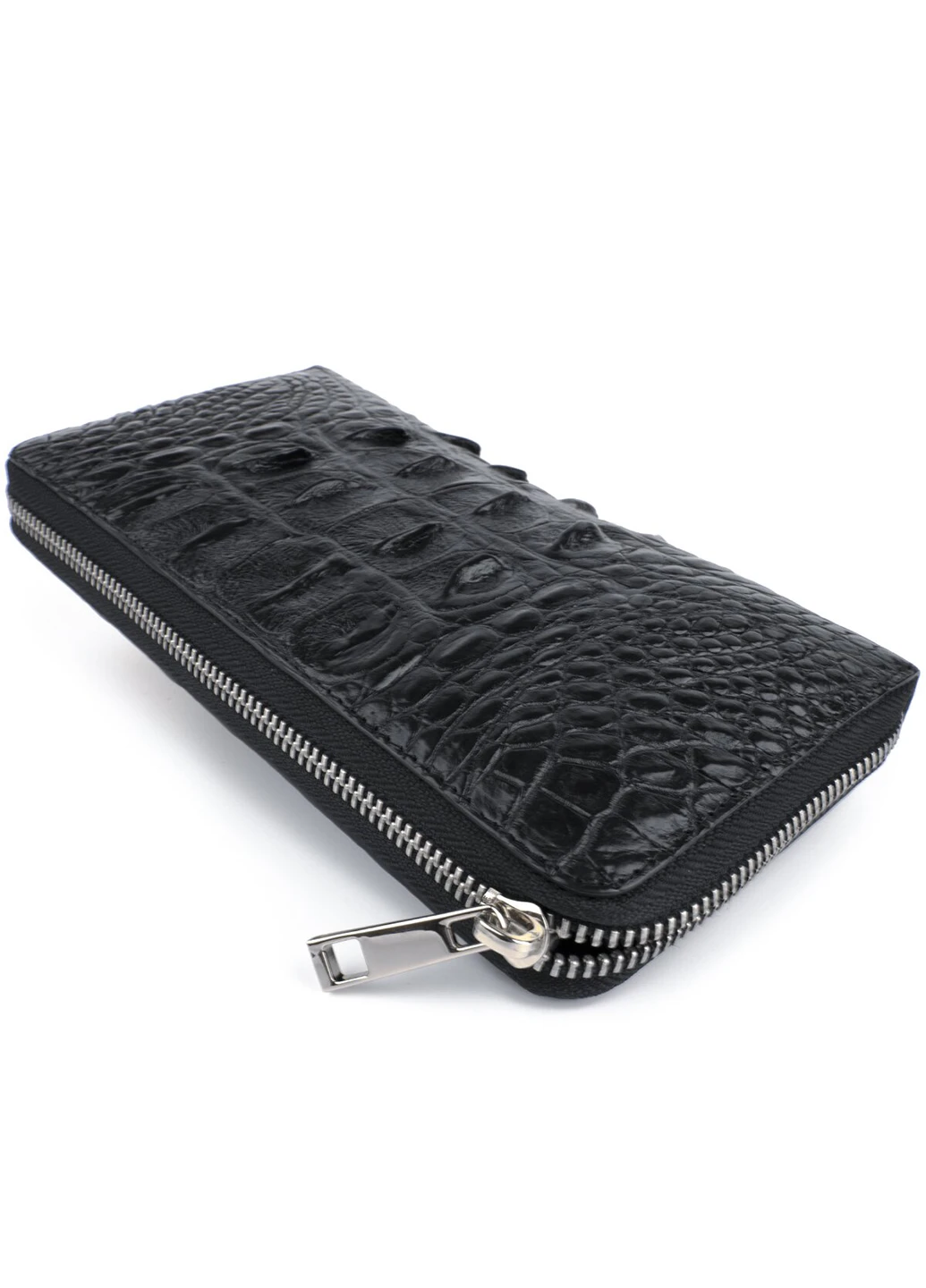 Мужской кожаный кошелек 20,5х11 см Crocodile leather (229458596)