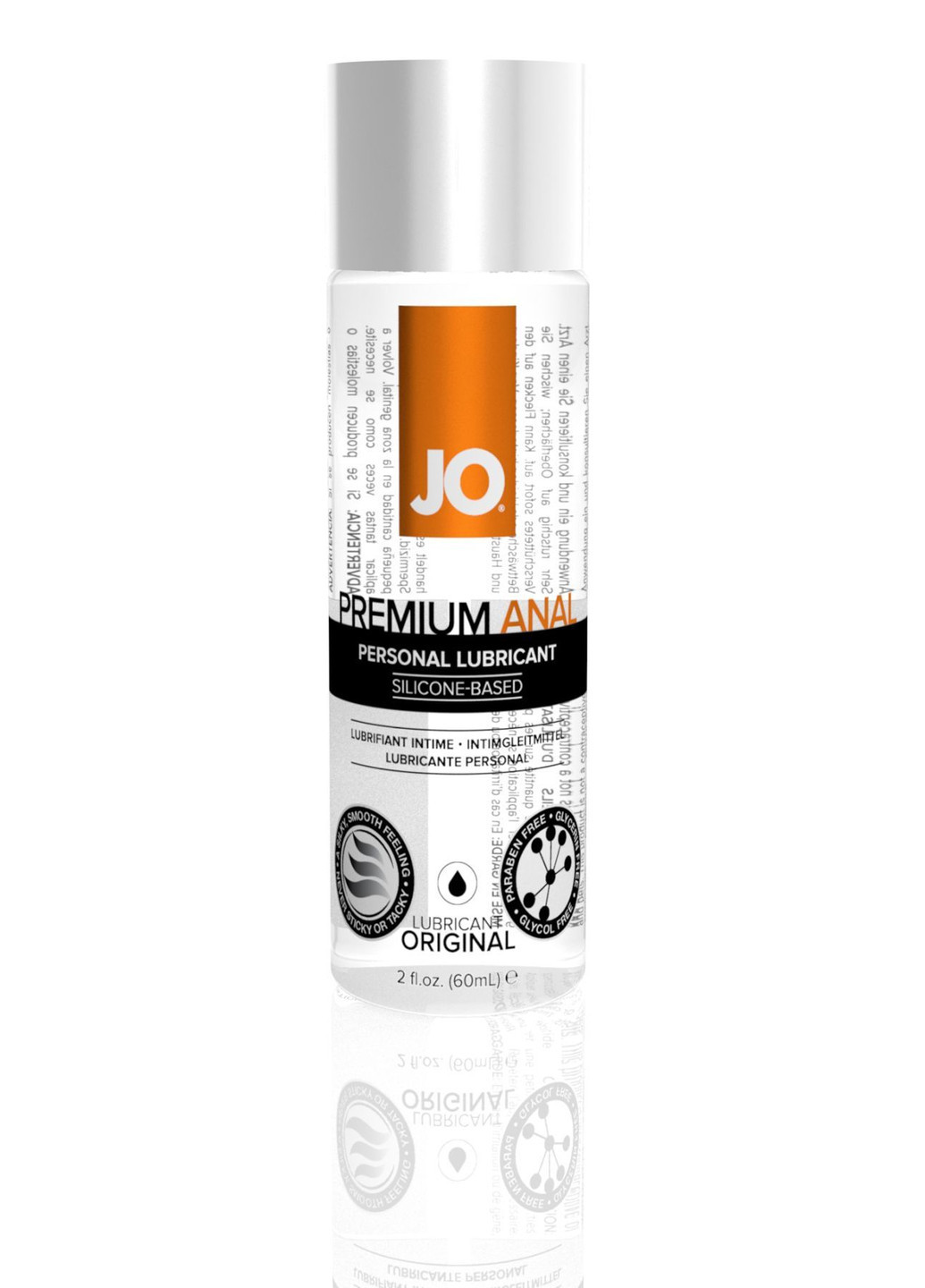 Анальний лубрикант ANAL PREMIUM - ORIGINAL (60 мл) на силіконовій основі System JO (251876714)