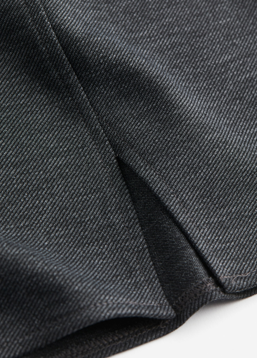 Темно-серая кэжуал меланж юбка H&M а-силуэта (трапеция)