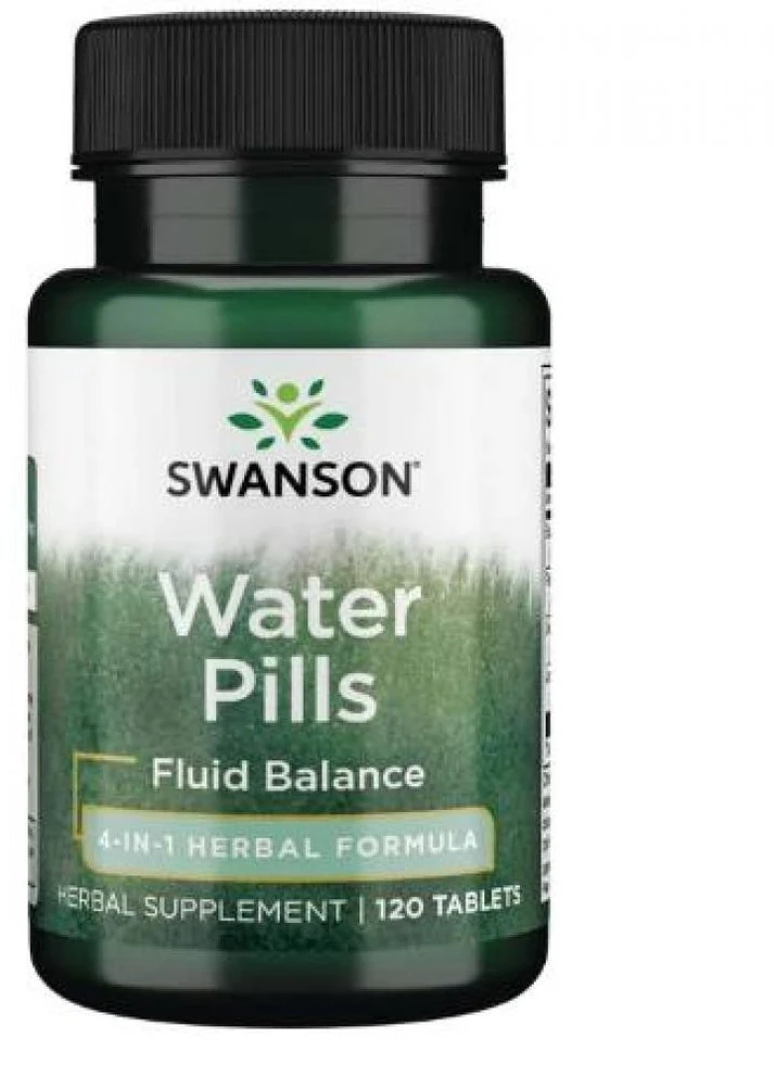 Добавки для поддержки водного баланса Water Pills 120tabs Swanson (232599868)