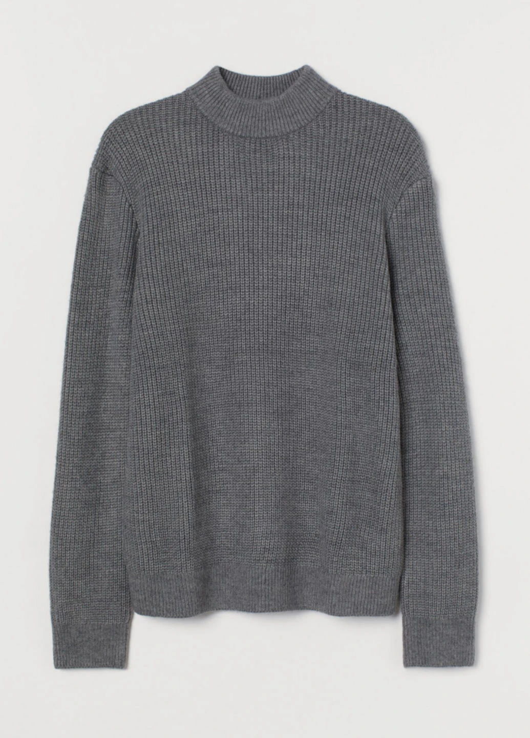 Серый демисезонный свитер H&M