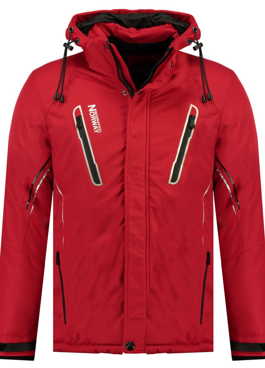 Красная зимняя куртка Geographical Norway ALAIN MEN 081