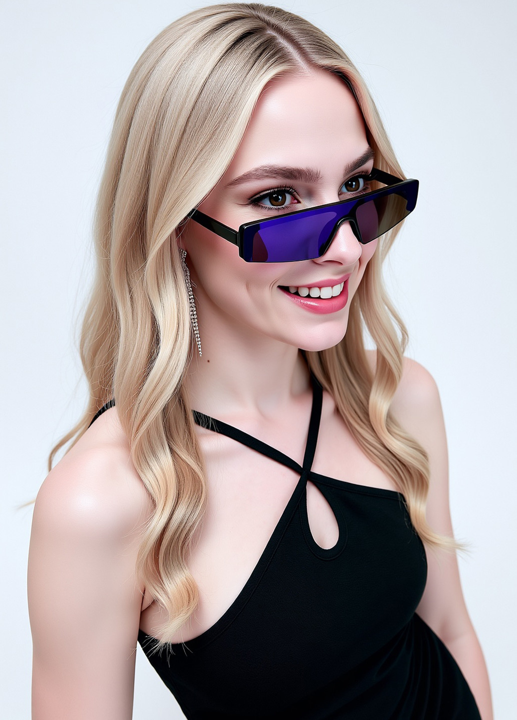 Чорна кежуал сукня з відкритими плечима, з відкритою спиною Cropp однотонна