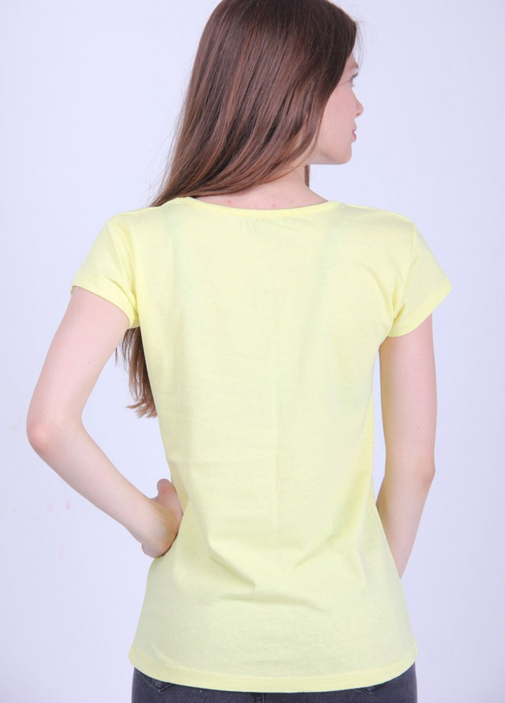 Жовта літня футболка Poncik