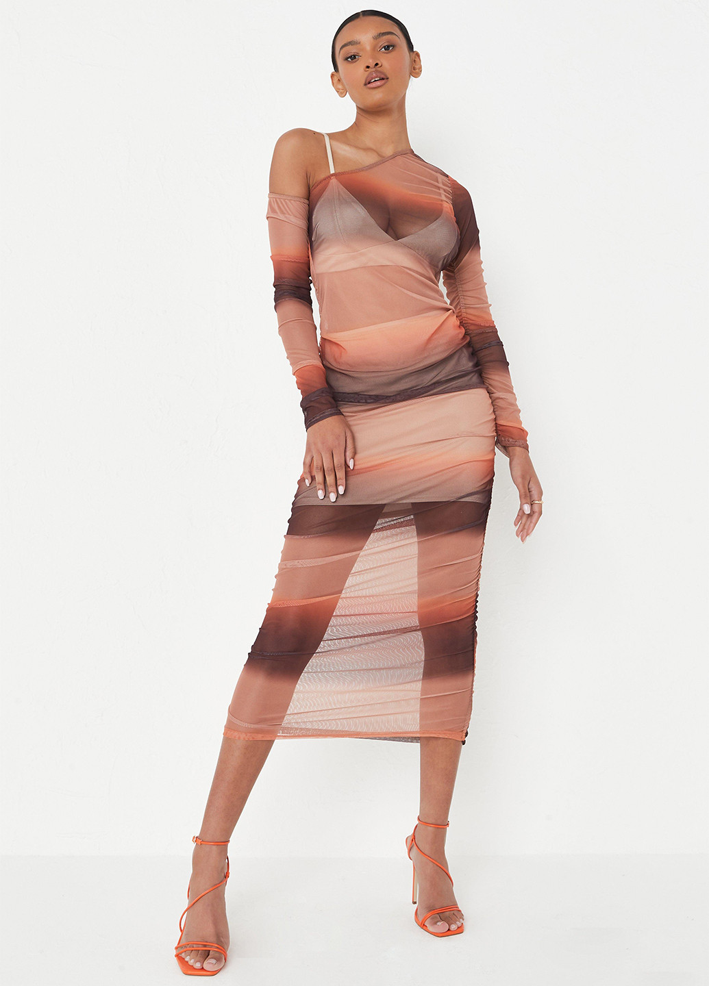 Комбинированное кэжуал платье Missguided градиентное ("омбре")