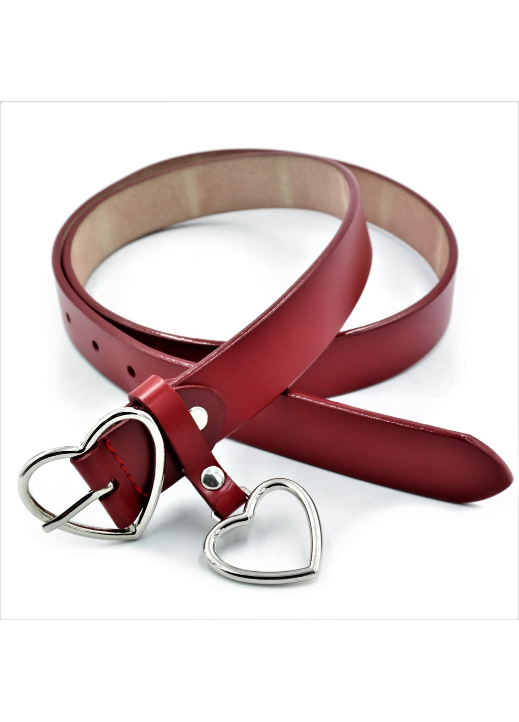 Кожаный ремень женский 105-115х3 см Weatro (211367075)