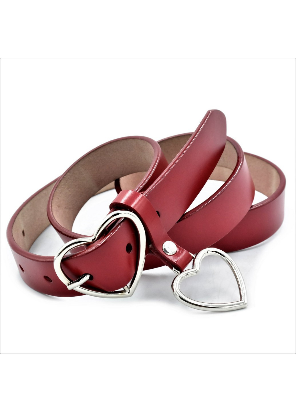 Кожаный ремень женский 105-115х3 см Weatro (211367075)