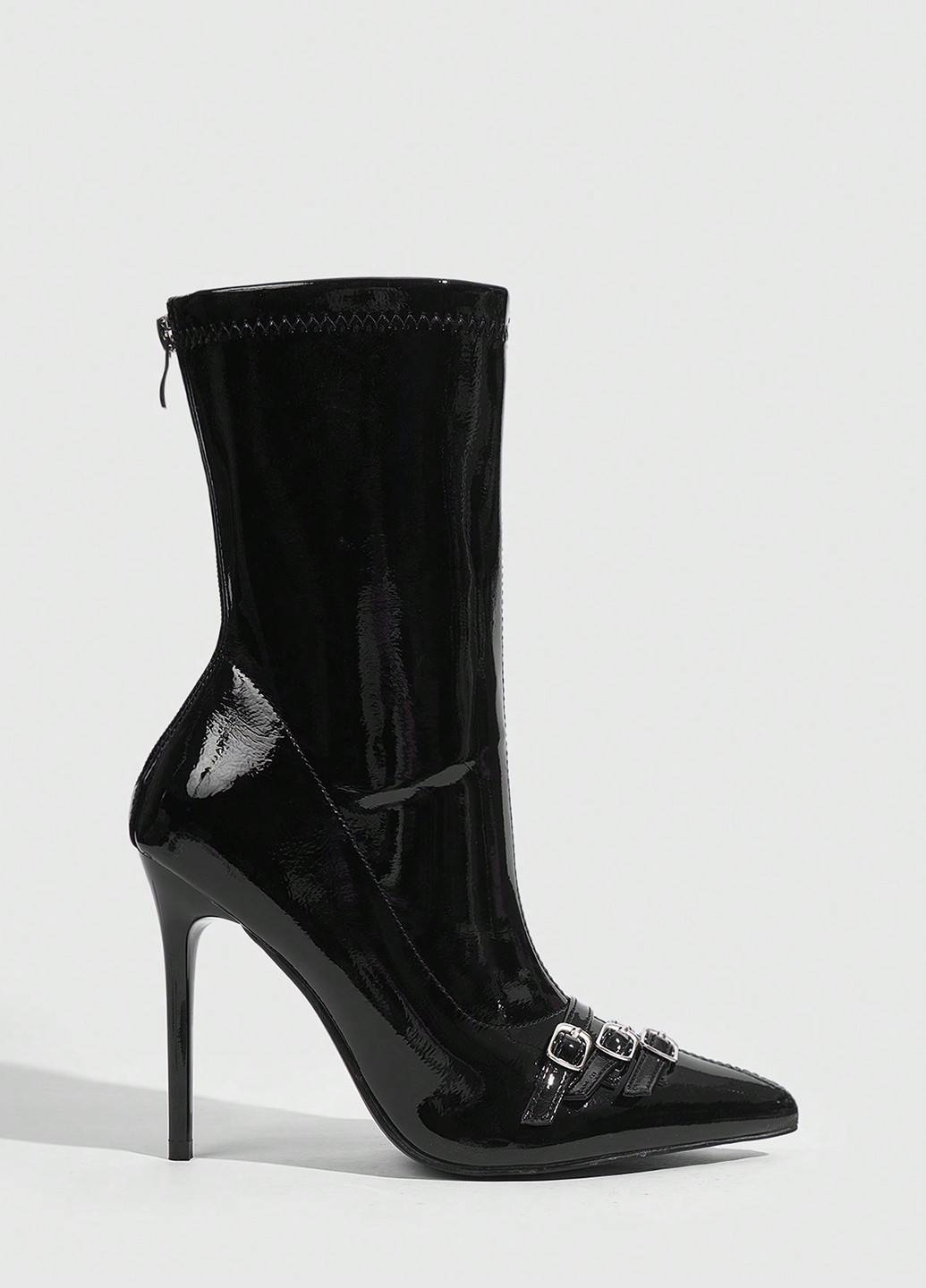 Черные летняя ботильоны SHEIN