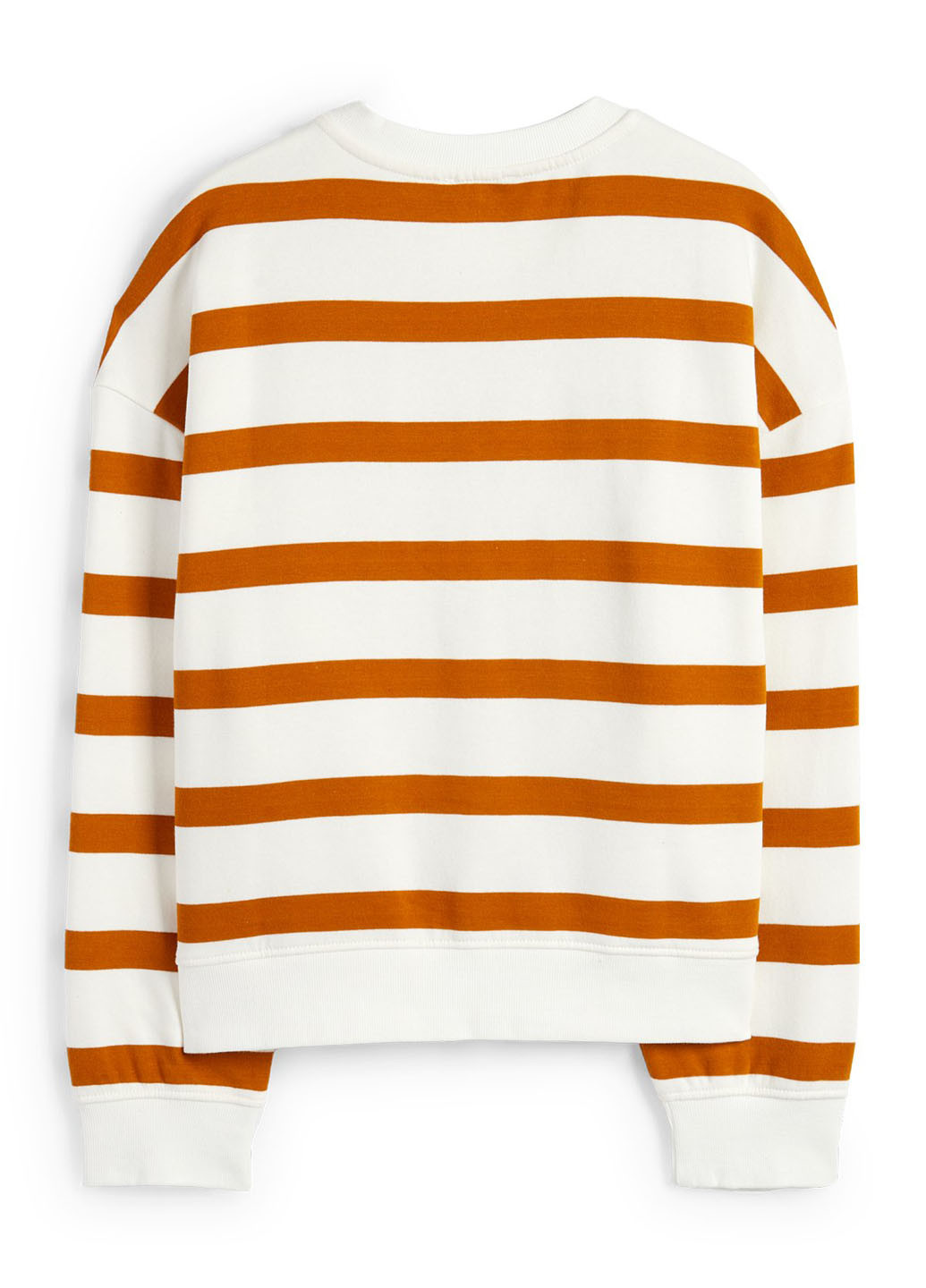 Молочный свитшот C&A полоска пуговицы (362193443)