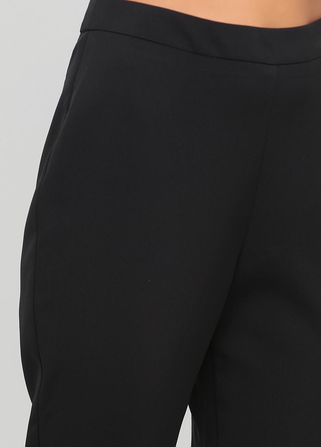 Черные кэжуал демисезонные прямые, укороченные брюки Bravado