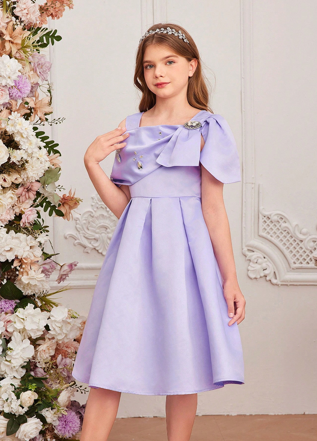 Сиреневое платье SHEIN (331739118)